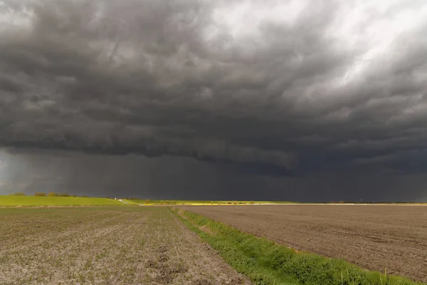 Lucht Met Wolken Atmosfeer — Stockfoto