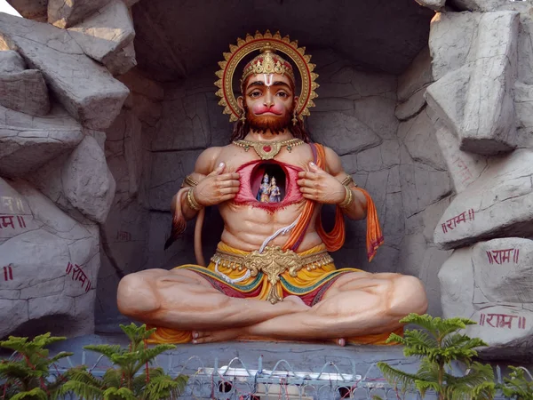 Αρχαίο Μνημείο Ινδουιστής Θεός — Φωτογραφία Αρχείου