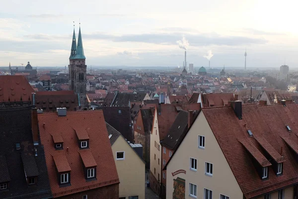 Historické Staré Město Norimberk Horní Franky Bavorsko Německo — Stock fotografie