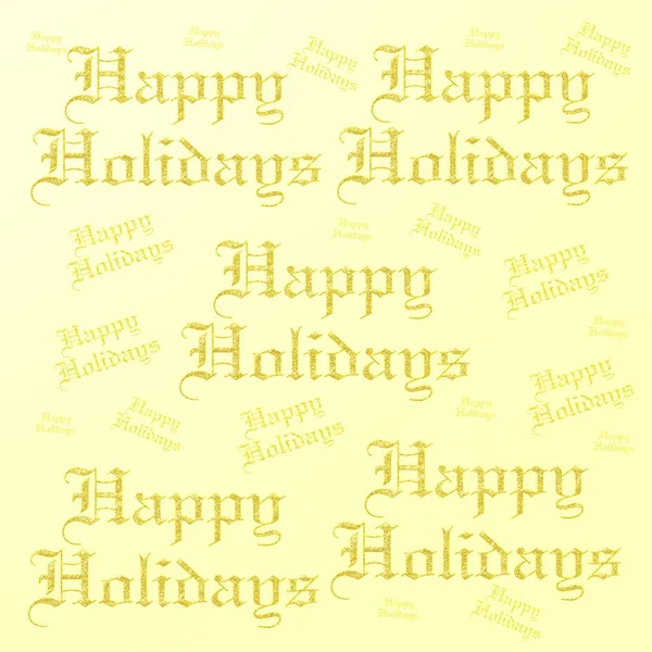 Texto Letras Pintadas Colores Happyholidays Diseño Moderno — Foto de Stock