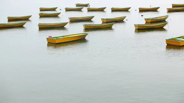 Bateaux Pêche Dans Port Paisible — Photo