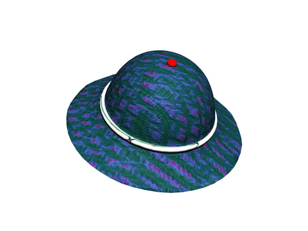 Cappello Isolato Sfondo Bianco — Foto Stock