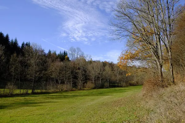 Herbst Nördlichen Steigerwald Unterfranken Bayern Deutschland — Stockfoto