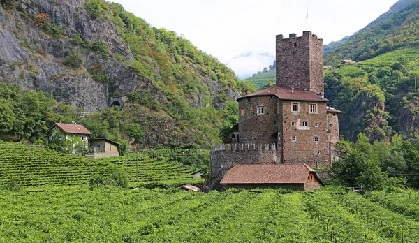 Castillo Cerca Bolzano Sarntal — Foto de Stock