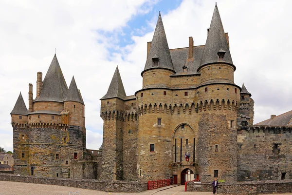 Medieval Castle Vitre Access Brittany — Stock Photo, Image