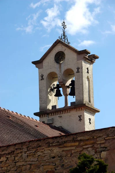 Προτεσταντική Εκκλησία Στο Lauterbourg Alsace — Φωτογραφία Αρχείου