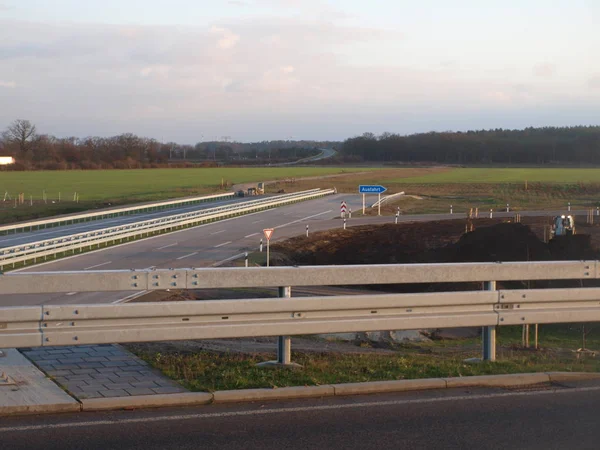 폴랜드에 고속도로의 — 스톡 사진