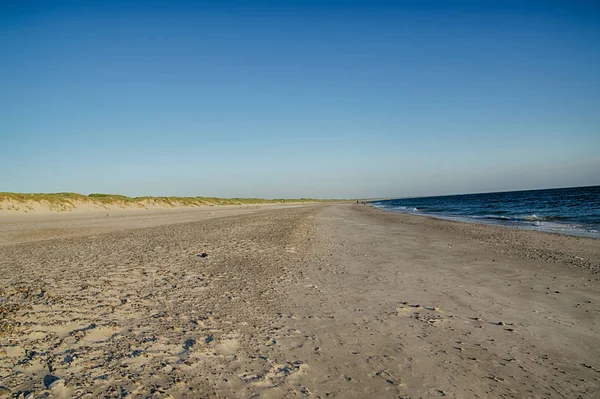 Plage Été Sur Côte Nord Danemark — Photo