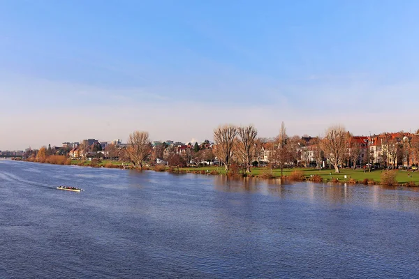 Neckar Neckar Foreshore Heidelberg — Fotografia de Stock