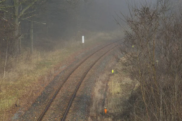 Tory Kolejowe Drogi Kolejowe — Zdjęcie stockowe