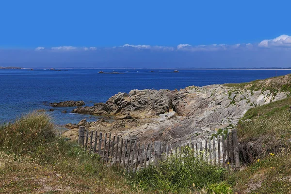 Paysage Côtier Portivy Bretagne Méridionale — Photo