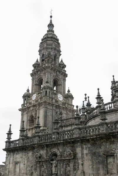 Tornet Katedralen Santiago Compostela Spanien — Stockfoto