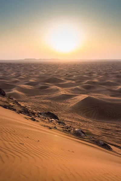 Wüste Abendlicht — Stockfoto