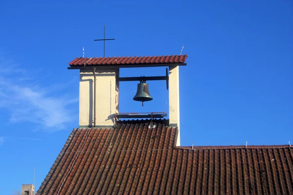 教堂钟楼的钟楼 — 图库照片