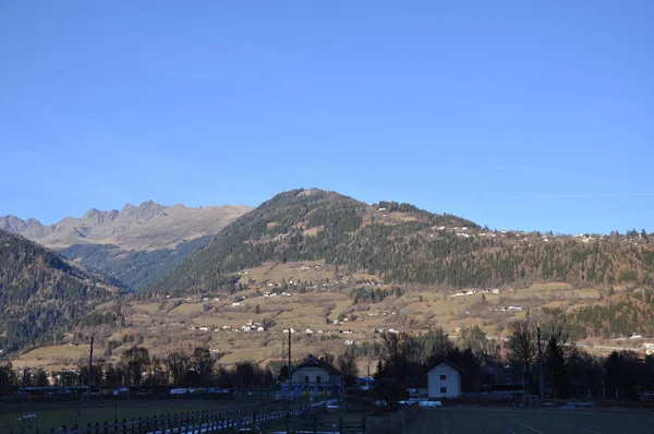 Zettersfeld Schleinitz Lyže Zima Nedostatek Sněhu Lyže Východní Tyrolsko Lienz — Stock fotografie