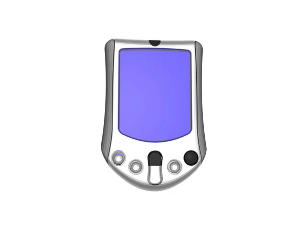 白い背景のスマートフォンのベクトル図 — ストック写真