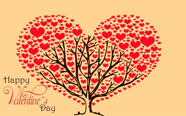 Fruits Tree Full Hearts Filled Love Light Peace — Stock Photo, Image