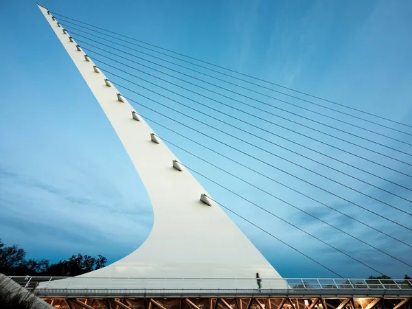 Sundial Bridge Redding California Usa October 2015 Unique Cantilever Spar — Stockfoto