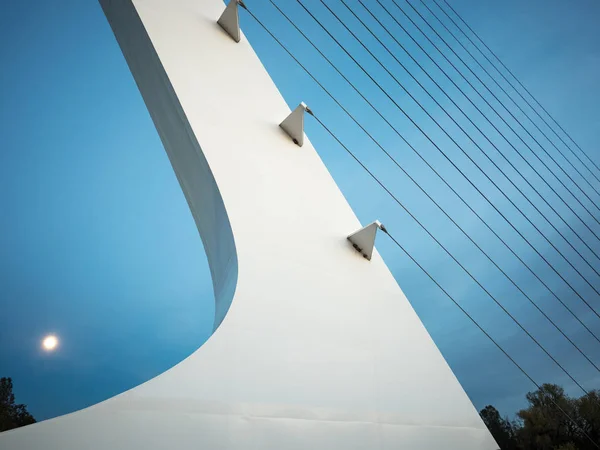 Sundial Bridge Redding California Usa October 2015 Unique Cantilever Spar — 스톡 사진