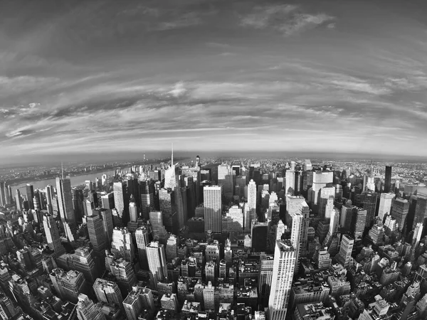 Manhattan Black White — Stock Photo, Image