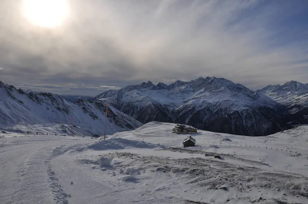 Grossglockner Hoge Alpenweg Winter — Stockfoto