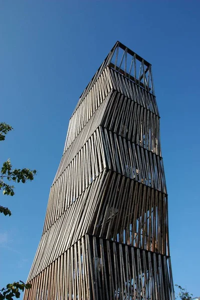 Torre Osservazione Presso Spettacolo Orticolo Statale Landau Nel 2015 — Foto Stock