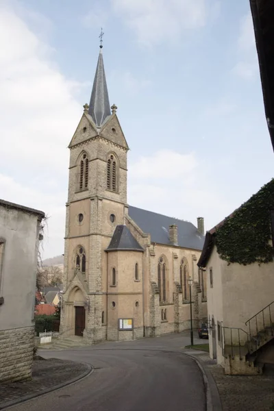 Vista Panorámica Hermosa Arquitectura Medieval Catedral — Foto de Stock