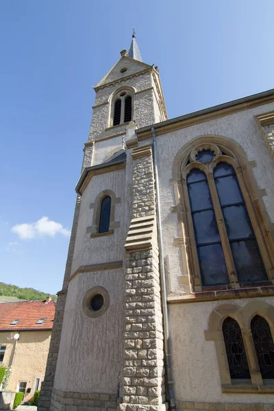 美丽的中世纪大教堂建筑景观 — 图库照片