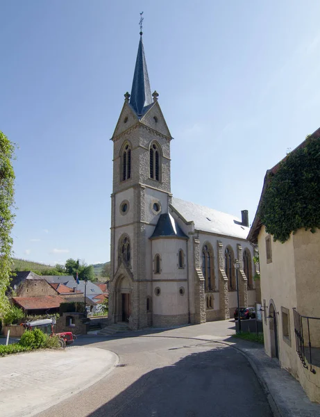 Naturskön Över Kyrka Och Arkitektur Detaljer — Stockfoto