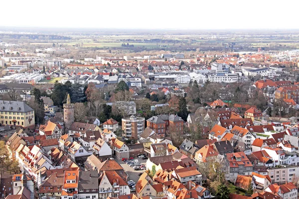 Weinheim Είναι Μια Πόλη Περίπου 000 Κατοίκους Στο Βορειοδυτικό Baden — Φωτογραφία Αρχείου