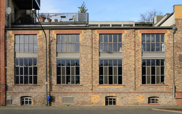 Brick Facade Industrial Building — Stock Photo, Image