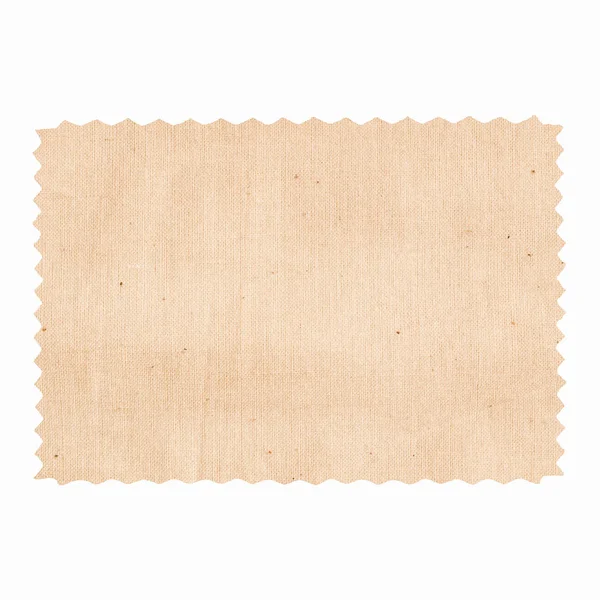 Fabric Swatch Sample Isolated White Background Vintage — Foto de Stock