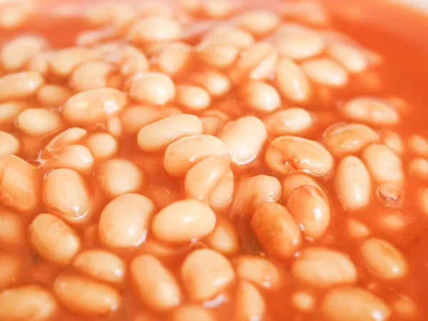 トマトソースで焼いた豆 — ストック写真