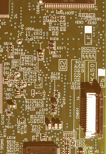 電子回路基板ヴィンテージの詳細 — ストック写真