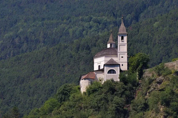 Saeben Kolostor Dél Tirol Saeben Apátság Alto Adige — Stock Fotó