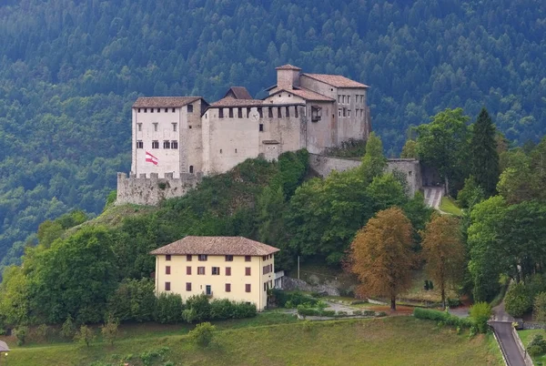 Ciudad Italiana Castillo Stenico Ciudad Italiana Castillo Stenico Norte Italia — Foto de Stock