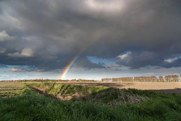 Gekleurde Regenboog Door Reflectie — Stockfoto