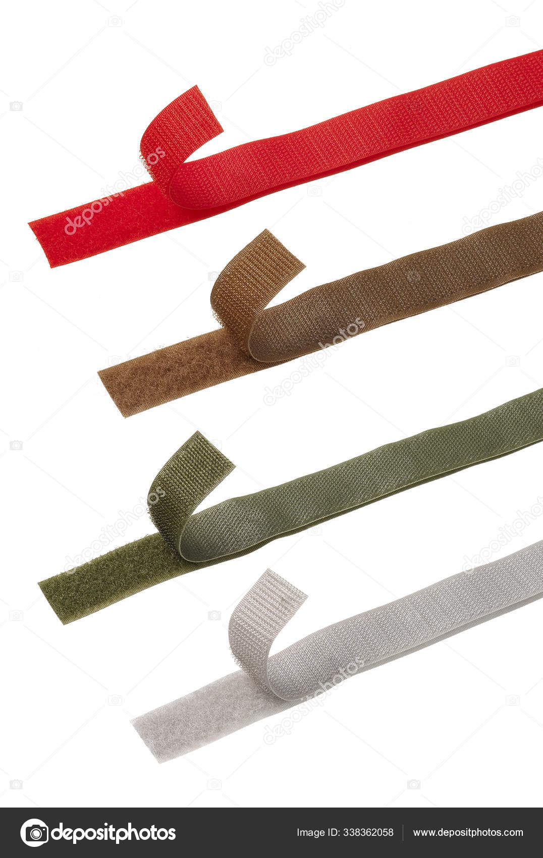 Four Different Color Velcro Strips Stock Photo by ©PantherMediaSeller
