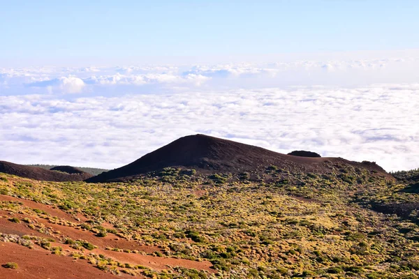 Mar Nubes Sea Cloud Höga Bergen Fenomenet Teneriffa Kanarieöarna — Stockfoto