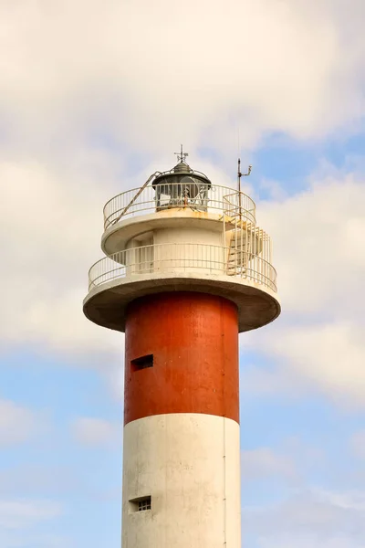 Foto Des Klassischen Leuchtturms Fuencaliente Palma Kanarische Inseln — Stockfoto