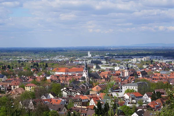 Panoramablick Auf Ettlingen — Stockfoto
