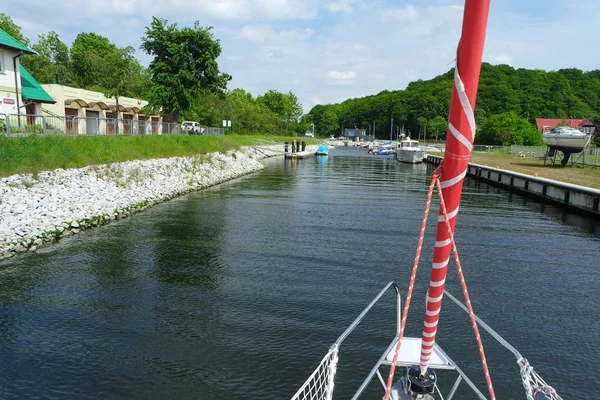 Hafeneinfahrt Marina Wapnica — Stockfoto