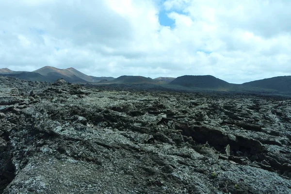 Dans Les Montagnes Ayaches Lanzarote — Photo