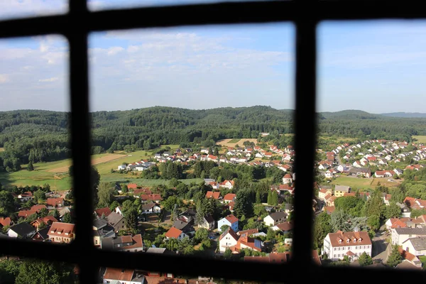 Malerischer Blick Auf Die Majestätische Mittelalterliche Burgarchitektur — Stockfoto