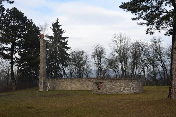 Obóz Koncentracyjny Mauthausen Upamiętnienie Pomnik Holokaustu Terror Masowe Zniszczenie — Zdjęcie stockowe