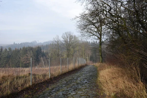 Konzentrationslager Mauthausen Weg Weg Zur Todestreppe Treppe Des Todes Steinbruch — Stockfoto