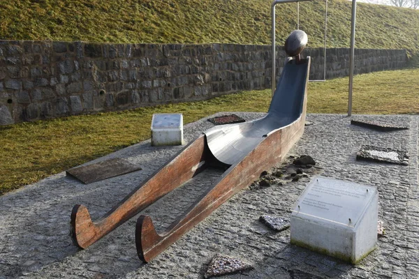 Campo Concentração Mauthausen Comemoração Memorial Holocausto Terror Destruição Massa — Fotografia de Stock