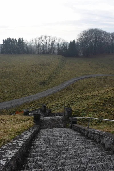 Koncentrační Tábor Mauthausen Ruský Tábor Bývalý Ruský Tábor Památka Památník — Stock fotografie