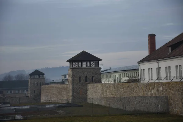 集中营 Mauthausen 大屠杀 大规模毁灭性武器 — 图库照片