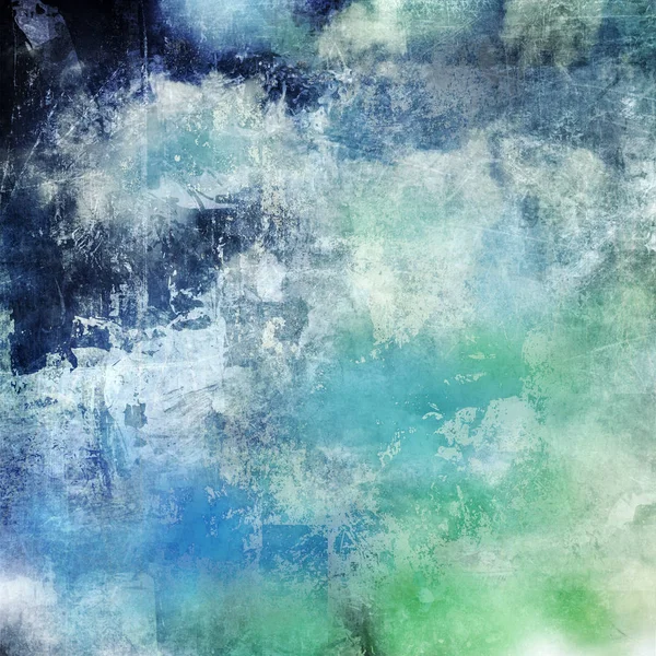 Abstrakt Hellblau Textur Aquarell Grunge Wolken Dunkel — Stockfoto